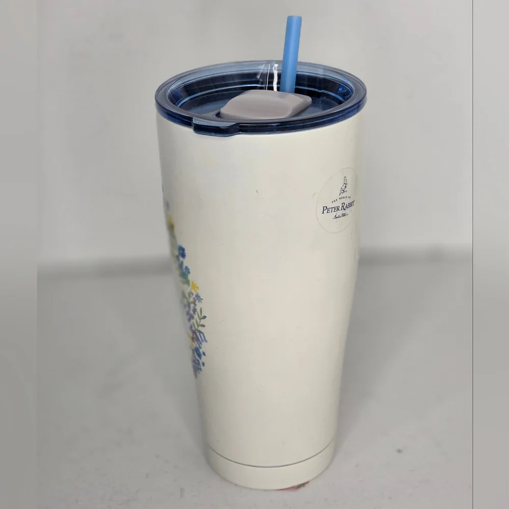 Beatrix Potter Peter Rabbit‎ Stainless Steel Bunny Travel Tumbler with Straw
